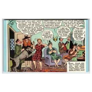 Mutoscope 1945 Irma & Otis Comic Strip Vintage Non-Sport Card